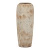 Váza keramická - výška 90 cm, světle béžová (Barva Béžová)
