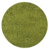 Kusový koberec Life Shaggy 1500 green kruh (Rozměry koberců 80x80 (průměr) kruh)