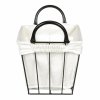 Koš kovový, s látkou. (Barva Černá)