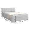 ferata postel siva 140x200 koty
