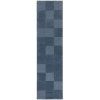 Běhoun Moderno Checkerboard Blue (Rozměry koberců 60x230)