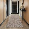 Běhoun Helix 2201 beige (Rozměry koberců 80x250)
