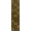 Běhoun Moderno Checkerboard Green (Rozměry koberců 60x230)