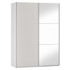 Šatní skříň VALERIANO 150 platinum/platinum