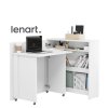 Lenart Work Concept rozkládací psací stůl levý REBECCA bílá