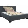 Postel IRISA 2 180cm, s roštem a s úložným prostorem (Varianta PW 13 šedá)