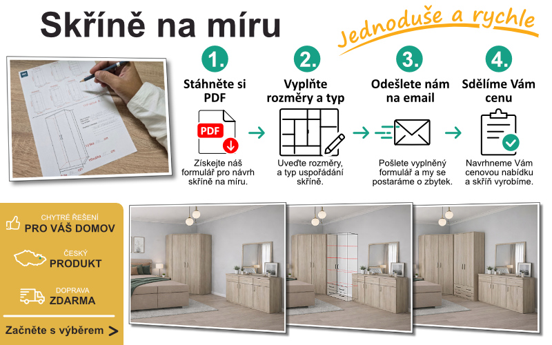 Výroba skříní na míru