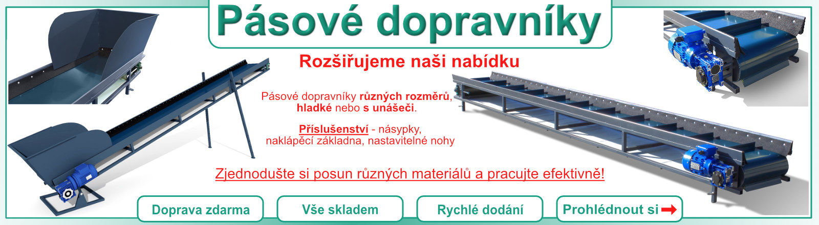Pásové dopravníky