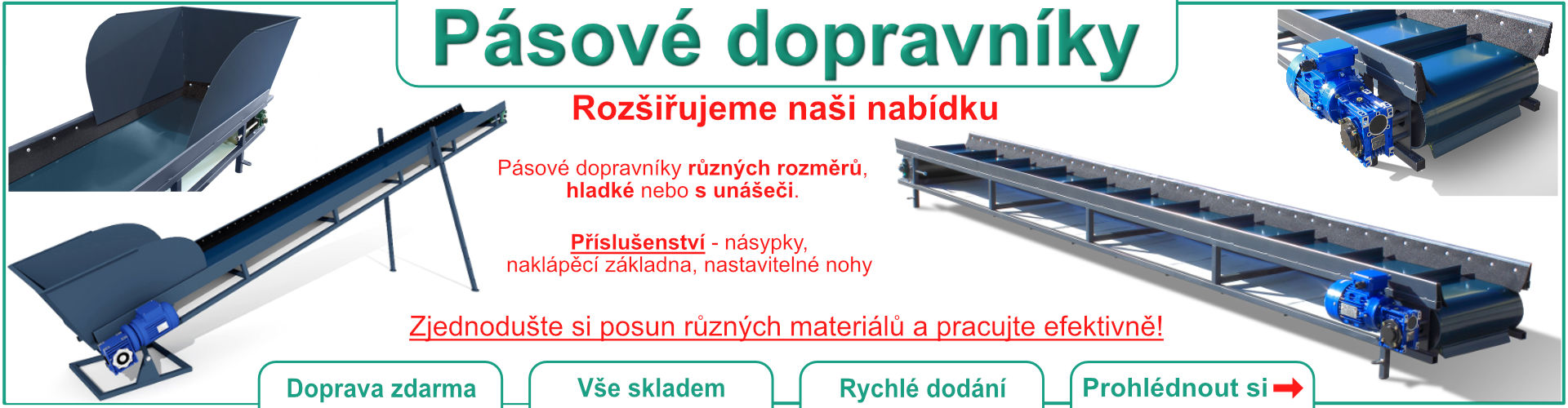 Pásové dopravníky