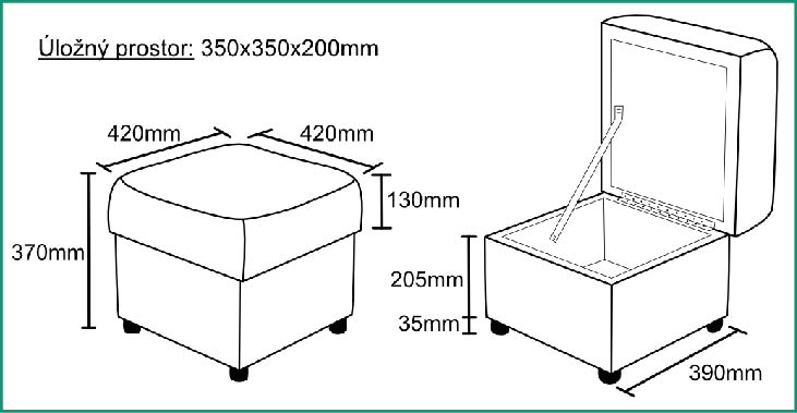 taburety-rozmery