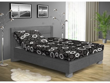 Čalouněná postel s úložným prostorem Alice 180x200 cm
