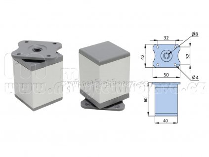 hlinikovoplast noha mala