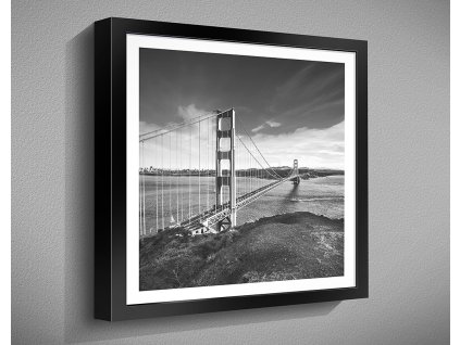 Obraz v rámu 40x40 cm s motivem architektura 1014