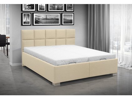 Luxusní postel Vivien 180cm béžová