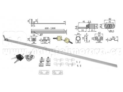 Kontejnérový zámek centrální