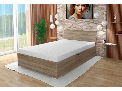 Postel Kongo 2 140 v barevném dekoru dub sonoma tmavý