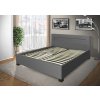 Luxusní postel Mia s LED osvetlením a s úložným prostorem 180x200 cm šedá