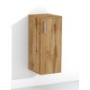 Závěsná koupelnová skříňka s policí K6 š. 30 cm v dekoru dub wotan