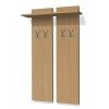 Předsíň věšák na zeď se zrcadlem PR01B š. 76 cm buk