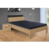 Moderní dřevěná postel Darina s úložným prostorem 160x200 cm buk
