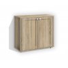 Retro koupelnová skříňka s dvířky KR1 š. 90 cm dub sonom