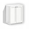 Retro koupelnová skříňka s dvířky KR2 š. 70 cm bílá