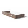 Úložný box k postelím 139x18 cm dub sonoma tmavý