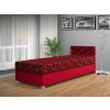 Kvalitní čalouněná válenda s úložným prostorem DUO 90x200 cm červená
