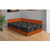 Čalouněná postel Aneta 110x200 cm oranžová