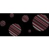 kruh s pruhy bordoseda sestava