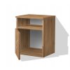 Modení noční stolek s dvířky a poličkou ořech lyon