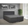 Moderní postel s úložným prostorem BOLERO B 180 cm šedá