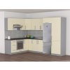 Moderní kuchyňská linka BÁRA N-002 šedá krém