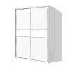 Šatní skříň s posuvnými dveřmi BETA HIT 41 bílá