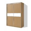 Šatní skříň s posuvnými dveřmi BETA HIT 41 buk