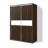 Šatní skříň s posuvnými dveřmi BETA HIT 41 ořech