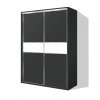 Šatní skříň s posuvnými dveřmi BETA HIT 41 antracit