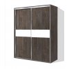 Šatní skříň s posuvnými dveřmi BETA HIT 42 dub vyšehradský