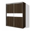 Šatní skříň s posuvnými dveřmi BETA HIT 42 ořech