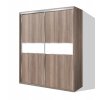 Šatní skříň s posuvnými dveřmi BETA HIT 42 dub sonoma tmavý