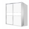 Šatní skříň s posuvnými dveřmi BETA HIT 42 bílá