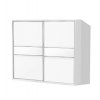 Šatní skříň s posuvnými dveřmi BETA HIT 47 bílá