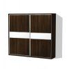Šatní skříň s posuvnými dveřmi BETA HIT 47 ořech