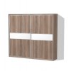 Šatní skříň s posuvnými dveřmi BETA HIT 47 dub sonoma tmavý