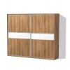 Variabilní šatní skříň s posuvnými dveřmi BETA HIT 48 ořech lyon