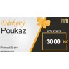 Dárkový poukaz 3000 Kč