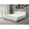 Luxusní postel SEINA NEW 140cm s motorovým otevíráním úložného prostoru v provedení bílá EKO kůže