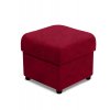 Taburet s úložným prostorem v látce mikrofáze bordó
