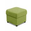 Taburet s úložným prostorem v látce mikrofáze zelená