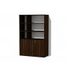 Policová skříň s dvířky Alfa 136 v dekoru ořech
